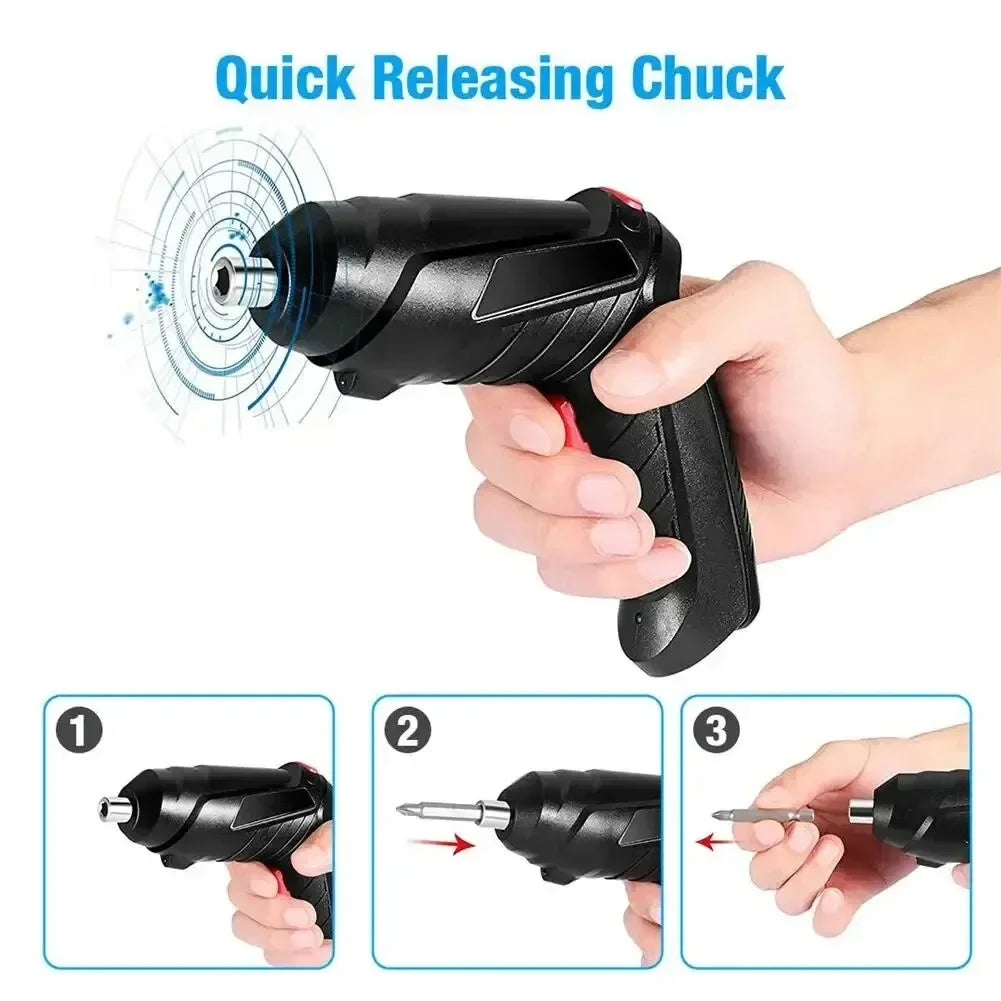 Compact Toolbox with portable Electric Screwdriver (Cópia)