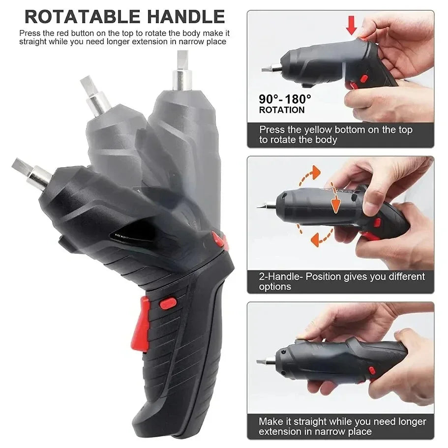 Compact Toolbox with portable Electric Screwdriver (Cópia)